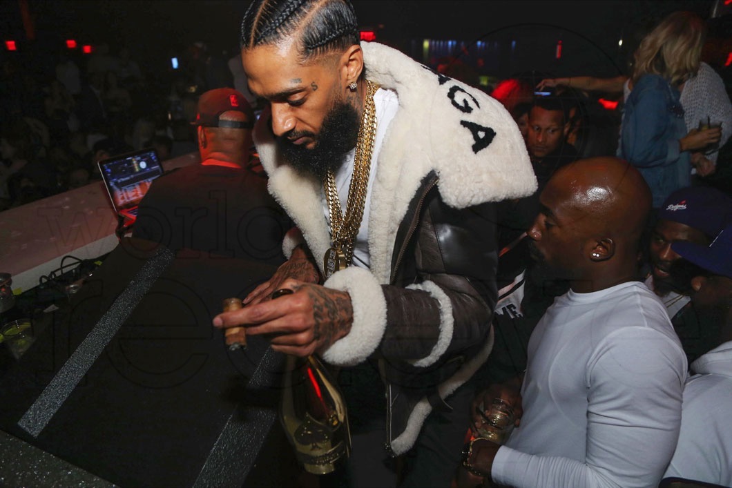 Nipsey Hussle Victory Lap Album Release Party at LIV on Sunday (Photos). 